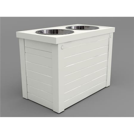 Personagrata Ecoflex Piedmont Diner with Storage - Antique White PE104778